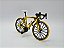 Miniatura Bicicleta Speed Mountain Bike Amarelo Metal 1:10 - Imagem 6