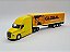 Miniatura Caminhão Freightliner Cascadia Baú Amarelo 1:64 - Imagem 5