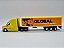 Miniatura Caminhão Freightliner Cascadia Baú Amarelo 1:64 - Imagem 4