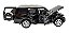 Miniatura Mitsubishi Pajero Full Preto Acende Luz E Som 1:32 - Imagem 7