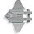 Miniatura Star Trek Starships Federation Attack Fighter - Imagem 4