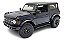 Miniatura Ford Bronco Wildtrak 2021 Azul Maisto Metal 1:18 - Imagem 1