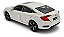 Miniatura Honda Civic 2018 Branco Acende Luz/som Metal 1:32 - Imagem 8