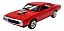 Miniatura Dodge Charger Rt Vermelho Acende Luzsom Metal 1:32 - Imagem 1