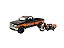 Miniatura Ford F350 Harley Davidson + Moto Metal 1:27 - Imagem 1