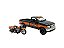 Miniatura Ford F350 Harley Davidson + Moto Metal 1:27 - Imagem 2