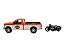 Miniatura Ford F350 Super Harley Davidson + Moto Metal 1:27 - Imagem 9
