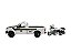 Miniatura Ford F350 Police Harley Davidson + Moto Metal 1:27 - Imagem 9