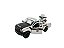Miniatura Ford F350 Police Harley Davidson + Moto Metal 1:27 - Imagem 5