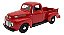 Miniatura Ford F1 Pickup 1948 Vermelho Maisto Metal 1:25 - Imagem 1