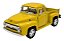 Miniatura Ford F100 Pickup Amarelo Metal 1:38 - Imagem 1