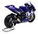 Miniatura Moto Yamaha #46 Valentino Rossi Metal 1:18 - Imagem 7
