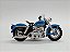 Miniatura Moto Harley Davidson 1952 K Model Azul Maisto 1:18 - Imagem 7