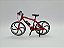 Miniatura Bicicleta Speed Mountain Bike Vermelho Metal 1:10 - Imagem 2