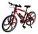 Miniatura Bicicleta Speed Mountain Bike Vermelho Metal 1:10 - Imagem 1