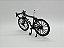 Miniatura Bicicleta Speed Mountain Bike Preto Metal 1:10 - Imagem 5