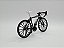 Miniatura Bicicleta Speed Mountain Bike Preto Metal 1:10 - Imagem 7