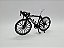 Miniatura Bicicleta Speed Mountain Bike Preto Metal 1:10 - Imagem 6