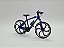 Miniatura Bicicleta Speed Mountain Bike Azul Metal 1:10 - Imagem 4