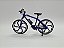 Miniatura Bicicleta Speed Mountain Bike Azul Metal 1:10 - Imagem 2