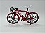 Miniatura Bicicleta Speed Mountain Bike Vermelho Cast 1:10 - Imagem 2