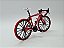 Miniatura Bicicleta Speed Mountain Bike Vermelho Cast 1:10 - Imagem 7