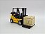 Miniatura Empilhadeira Amarelo Metal Escala 1:32 - Imagem 3