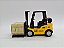 Miniatura Empilhadeira Amarelo Metal Escala 1:32 - Imagem 5