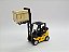 Miniatura Empilhadeira Amarelo Metal Escala 1:32 - Imagem 2