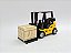 Miniatura Empilhadeira Amarelo Metal Escala 1:32 - Imagem 6