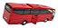 Miniatura Ônibus Mercedes Benz Travego Vermelho Welly 1:60 - Imagem 3