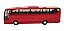 Miniatura Ônibus Mercedes Benz Travego Vermelho Welly 1:60 - Imagem 7