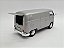 Miniatura Volkswagen Kombi Furgão Prata Metal 1:24 - Imagem 9