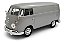 Miniatura Volkswagen Kombi Furgão Prata Metal 1:24 - Imagem 1