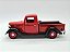 Miniatura Ford Pickup 1937 V8 Vermelho Metal 1:24 - Imagem 3