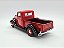 Miniatura Ford Pickup 1937 V8 Vermelho Metal 1:24 - Imagem 7