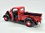 Miniatura Ford Pickup 1937 V8 Vermelho Metal 1:24 - Imagem 8
