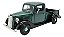 Miniatura Ford Pickup 1937 V8 Verde Metal 1:24 - Imagem 1