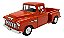 Miniatura Chevrolet Pickup 1955 Laranja Metal 1:24 - Imagem 1