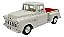 Miniatura Chevrolet Pickup 1955 Branco Metal 1:24 - Imagem 1