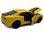 Miniatura Chevrolet Camaro 2010 Amarelo Metal 1:24 - Imagem 8
