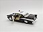 Miniatura Chevrolet Belair 1957 Policia Metal 1:40 - Imagem 3