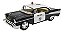 Miniatura Chevrolet Belair 1957 Policia Metal 1:40 - Imagem 1