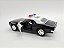 Miniatura Chevrolet Camaro 1967 Z28 Policia Preto Metal 1:37 - Imagem 3