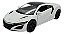 Miniatura Honda Nsx Metal Rmz Branco 1:36 - Imagem 1
