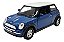 Miniatura Mini Cooper Azul Metal Welly 1:38 - Imagem 1