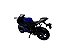 Miniatura Moto Yamaha R6 Azul Escala 1:18 - Imagem 3