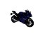 Miniatura Moto Yamaha R6 Azul Escala 1:18 - Imagem 1