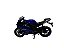 Miniatura Moto Yamaha R6 Azul Escala 1:18 - Imagem 6