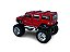 Miniatura Hummer H2 Bigfoot Vermelho Metal 1:40 - Imagem 4